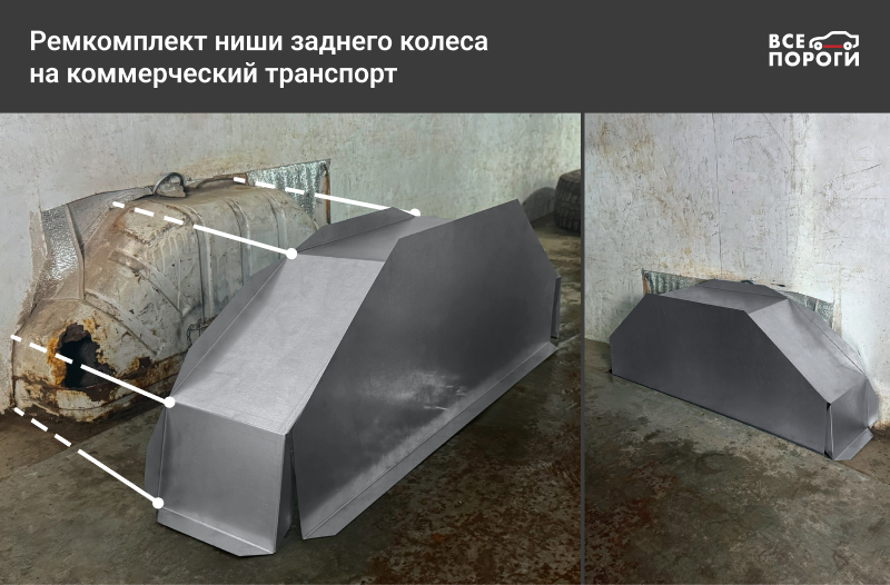 Ниша заднего колеса на коммерцию от Все Пороги Ниша заднего колеса на коммерцию от Все Пороги